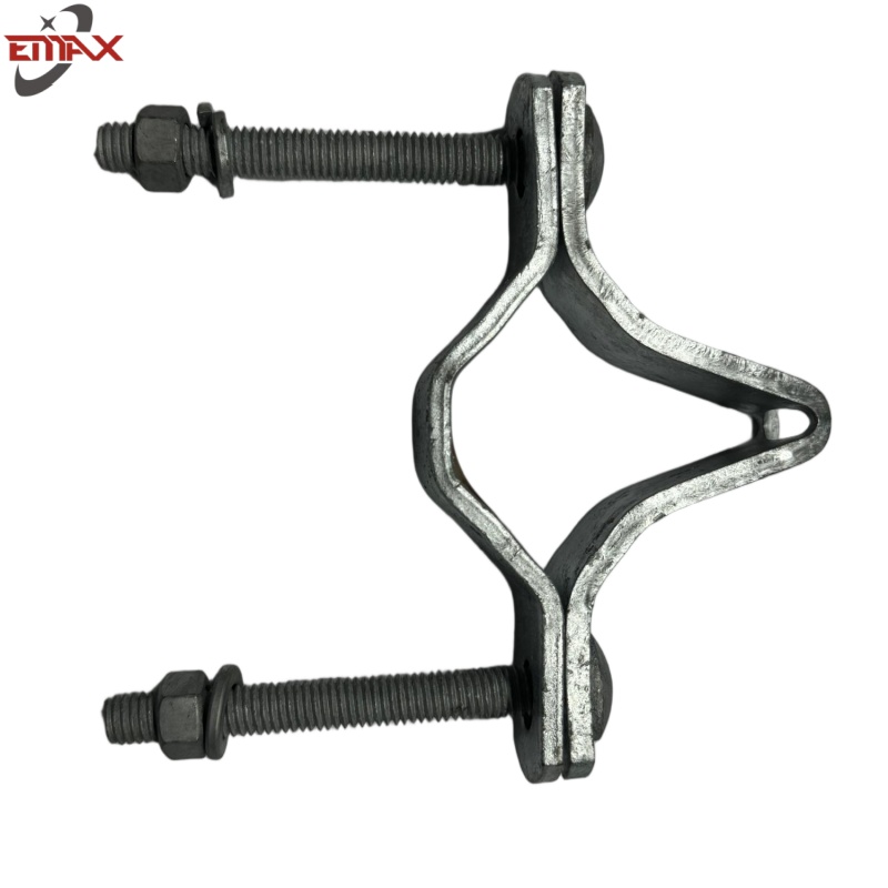 Adjustable 304 Hot Dip Galvanized Pole Clamps for Electric Galvanized