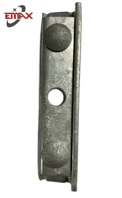 Pince de suspension d'angle galvanisée robuste pour matériel de ligne électrique et ponts de câbles