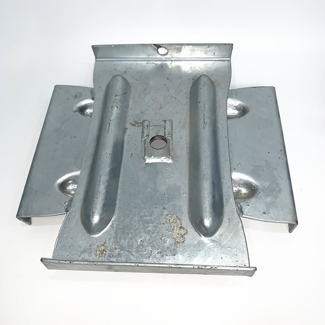 Galvanized Cross Anchor Plate for Ground System Assembly
