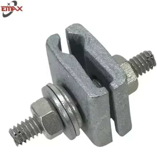 Galvanized Steel Type D Line Hardware Cable Lashing Wire Clamp