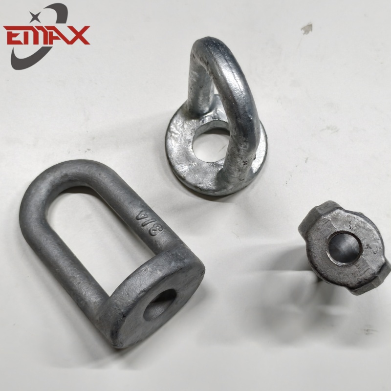 Factory Price Rings Nuts Ring Bolts Oval Lifting Thimble Eye Nut Transmission Line Accessories