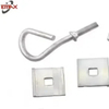 Galvanized Steel Telecommunication Cable Wire Clamp Q Span Clamp