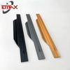 Aluminum Wardrobe Door Finger Pull Profile Handle Matt Black Gold Grey Furniture Handles