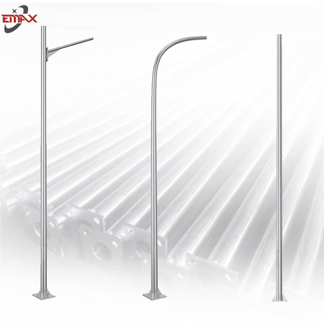 Hot-dip Galvanized Steel Outdoor Lamp Pole