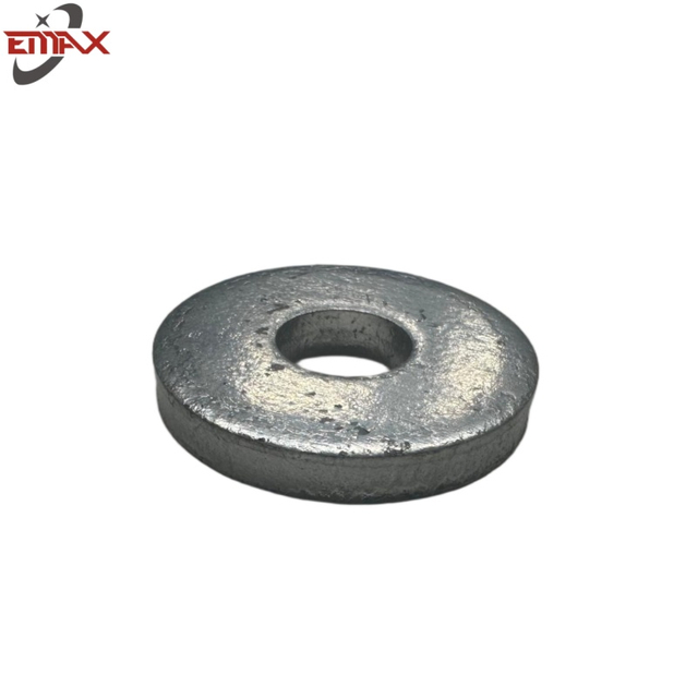 Hot dip galvanized wear-resistant thick round or square gaskets
