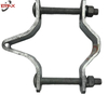 Adjustable 304 Hot Dip Galvanized Pole Clamps for Electric Galvanized