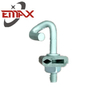 Aerial Pole Line Hardware Hot Dip Galvanized / Dacromet D Cable Lashing Clamp