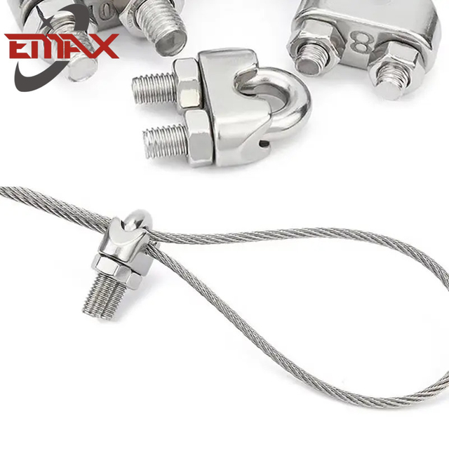 Stainless Steel Adjustable Clamps Cross C Sling US Wire Rope Clamp