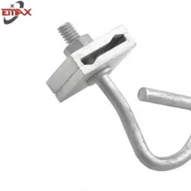 Galvanized Steel Telecommunication Cable Wire Clamp Q Span Clamp